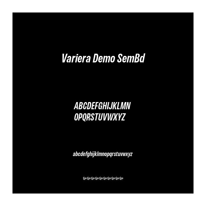 Variera Demo SemBd