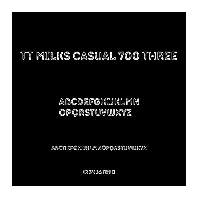 TT Milks Casual 700 Three