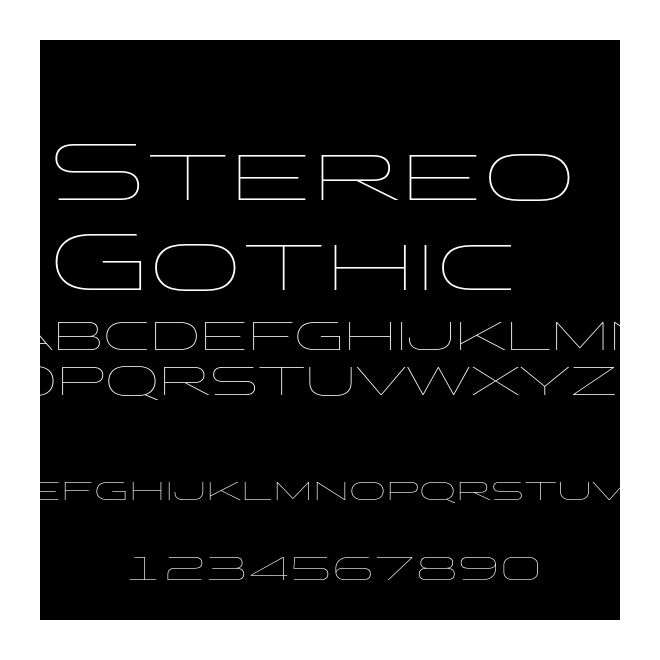 Stereo Gothic