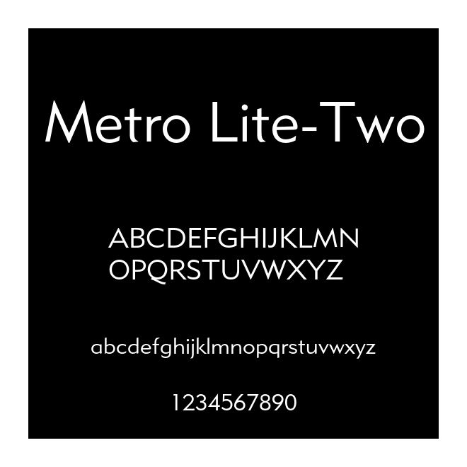 Metro Lite-Two