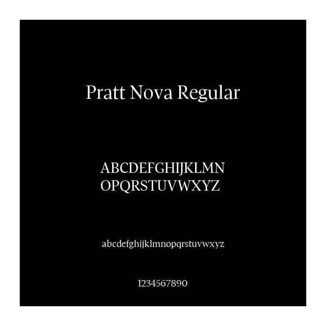 Pratt Nova Regular