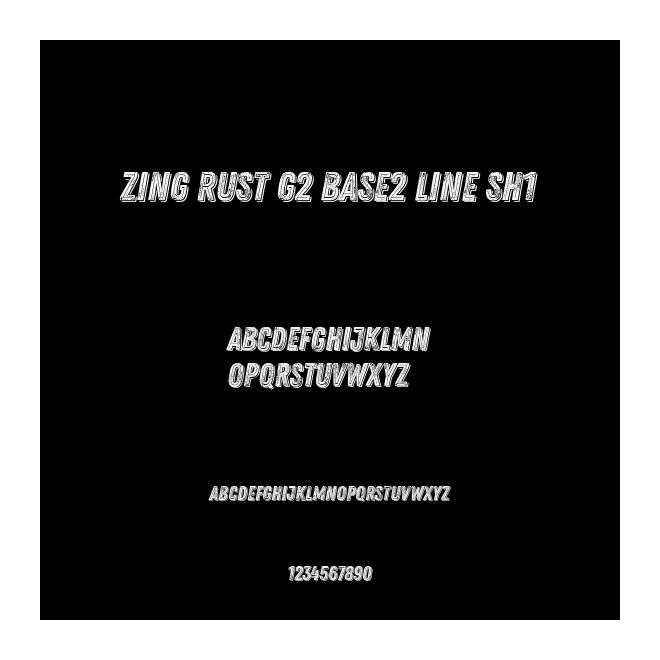 Zing Rust G2 Base2 Line Sh1