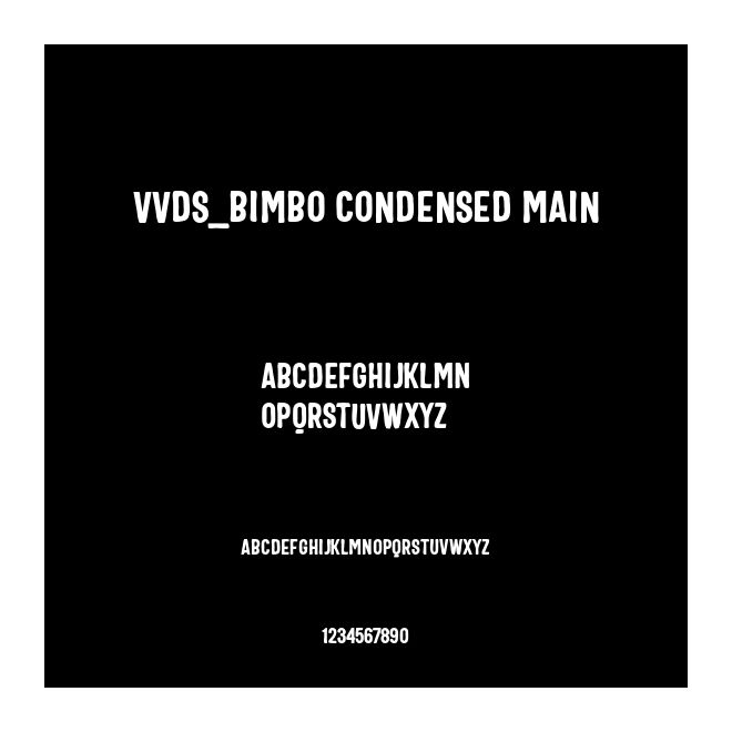 VVDS_Bimbo Condensed Main