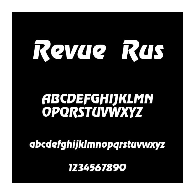 Revue Rus