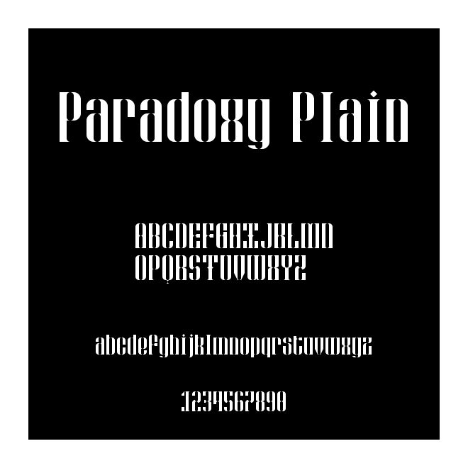 Paradoxy Plain