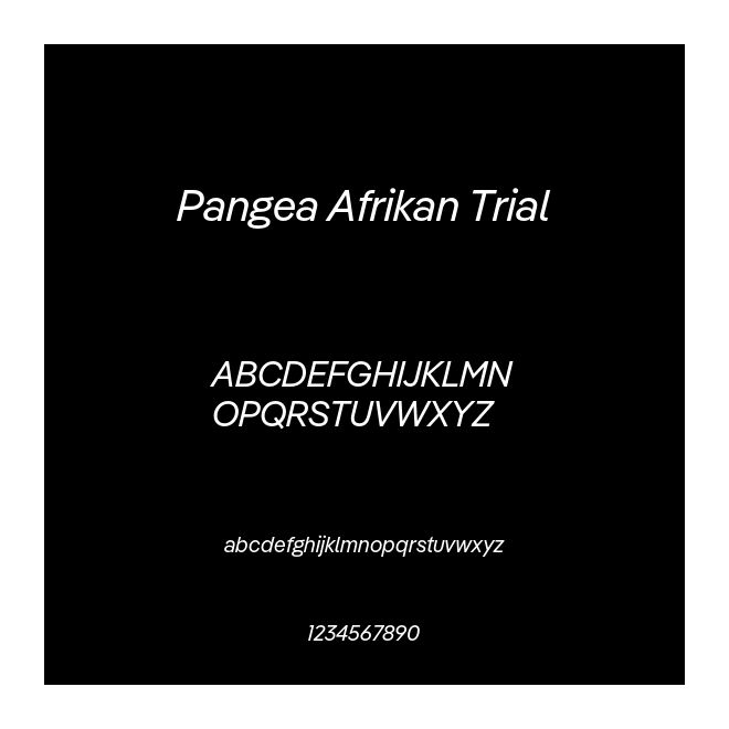 Pangea Afrikan Trial