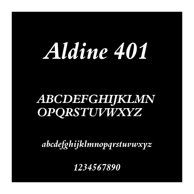 Aldine 401