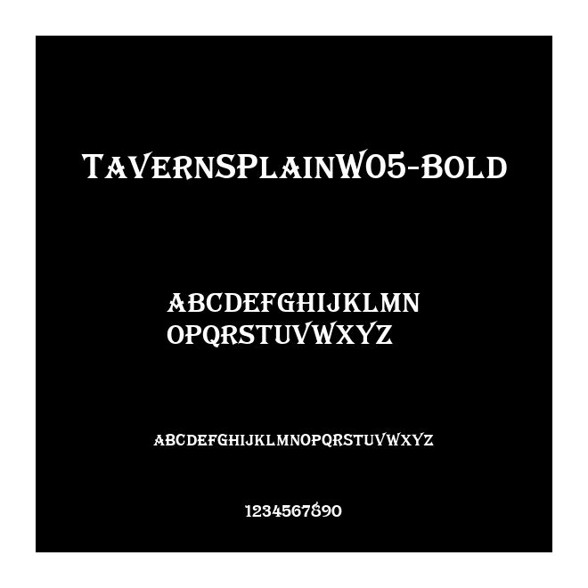 TavernSPlainW05-Bold