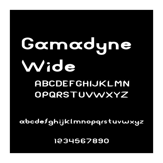 Gamadyne Wide