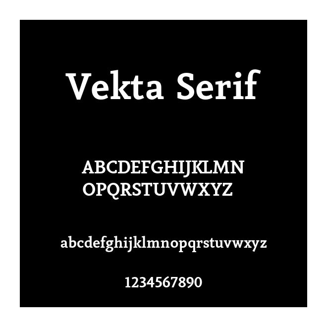 Vekta Serif