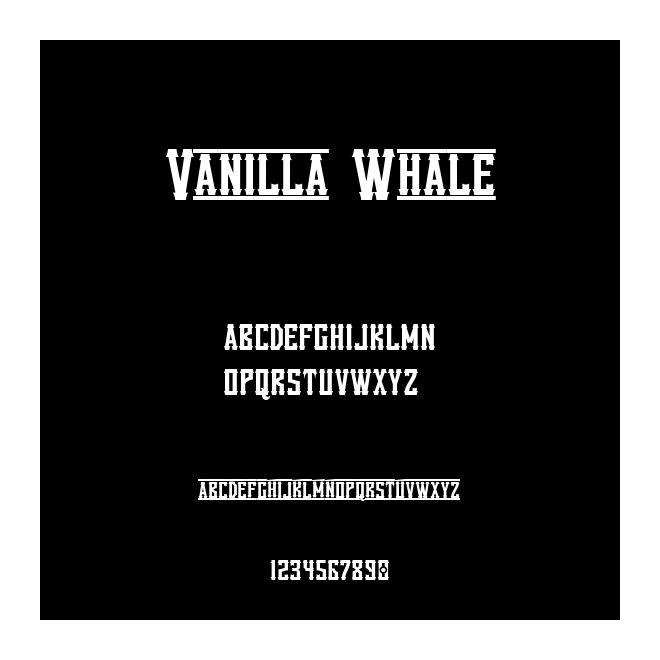 Vanilla Whale