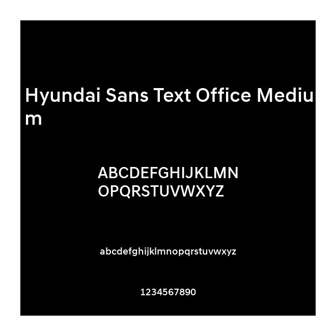 Hyundai Sans Text Office Medium