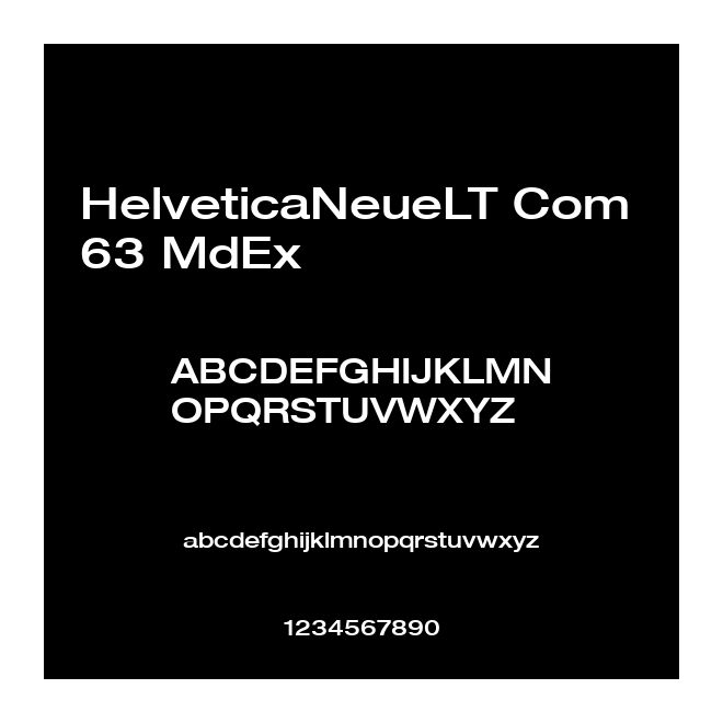 HelveticaNeueLT Com 63 MdEx