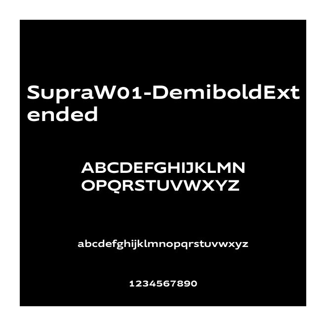 SupraW01-DemiboldExtended