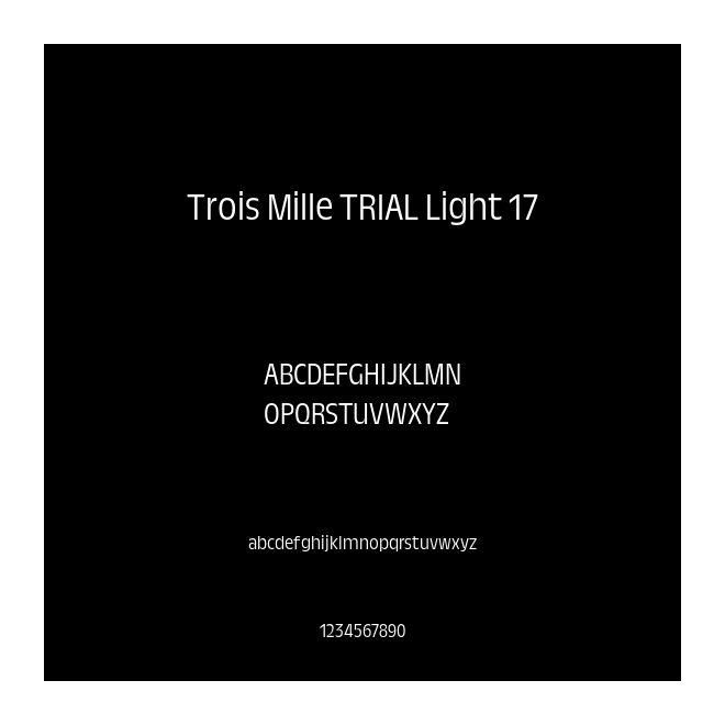 Trois Mille TRIAL Light 17