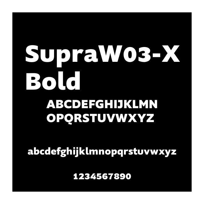 SupraW03-XBold