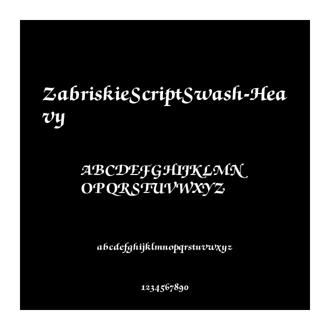 ZabriskieScriptSwash-Heavy