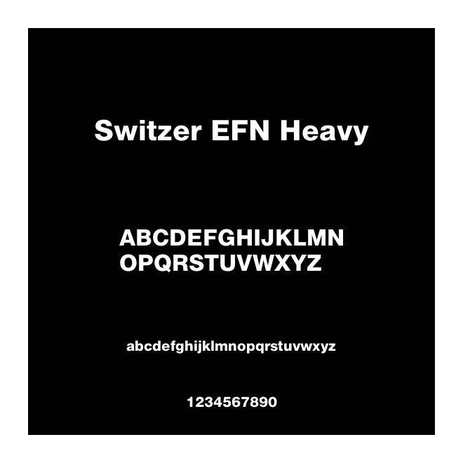 Switzer EFN Heavy