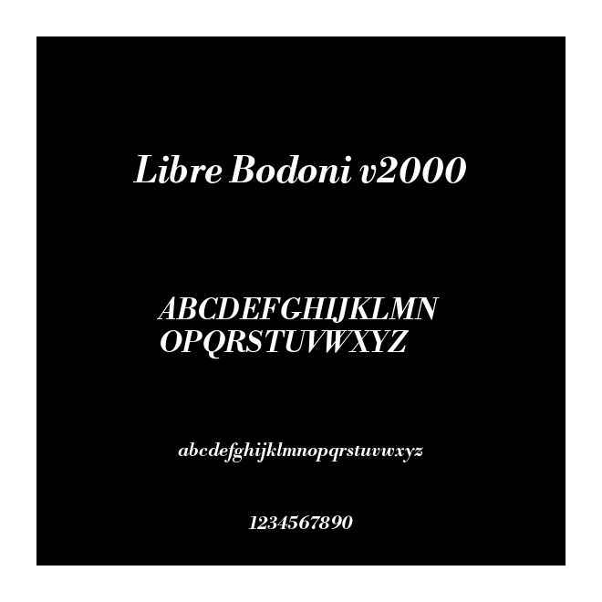 Libre Bodoni v2000