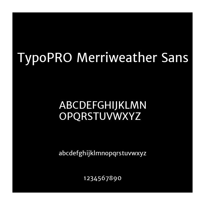 TypoPRO Merriweather Sans