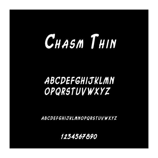 Chasm Thin
