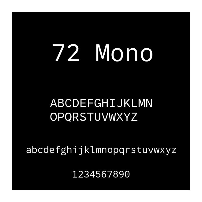 72 Mono