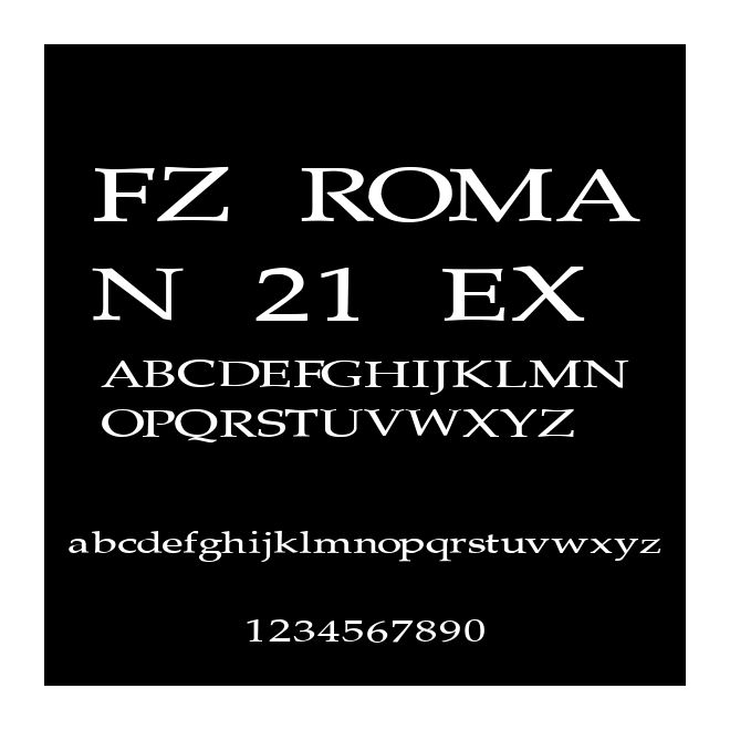 FZ ROMAN 21 EX