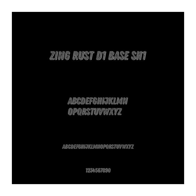 Zing Rust D1 Base Sh1