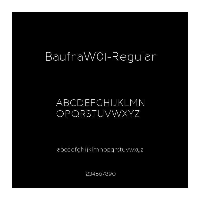 BaufraW01-Regular