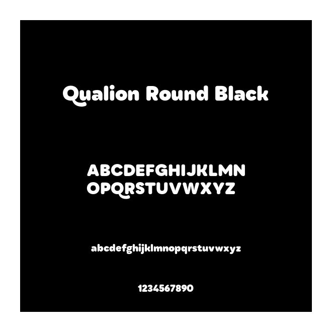 Qualion Round Black