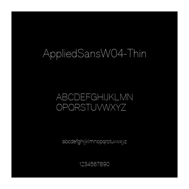 AppliedSansW04-Thin