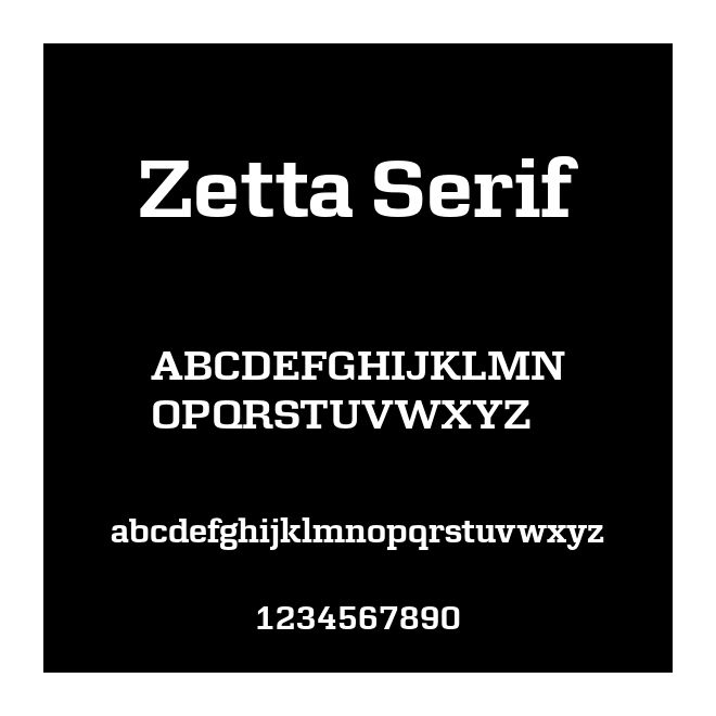 Zetta Serif