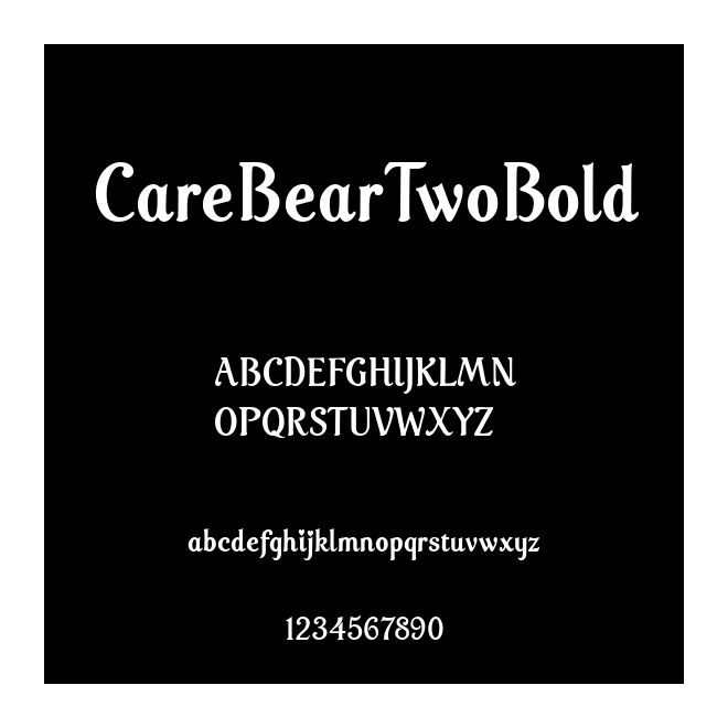 CareBearTwoBold