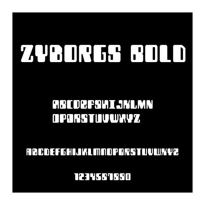 Zyborgs Bold