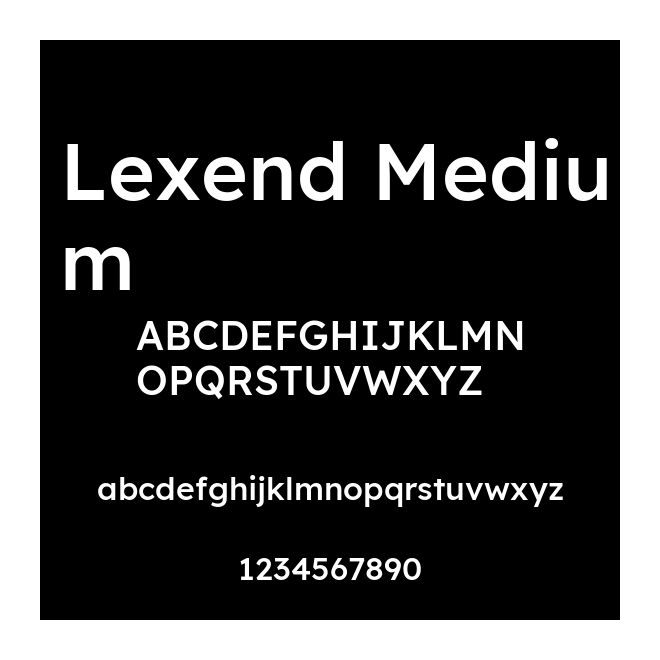 Lexend Medium