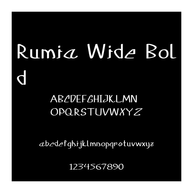 Rumia Wide Bold