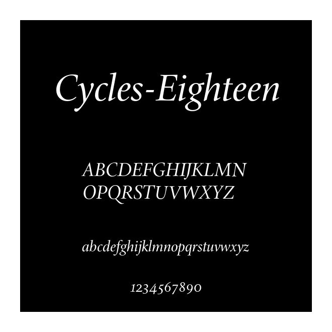 Cycles-Eighteen