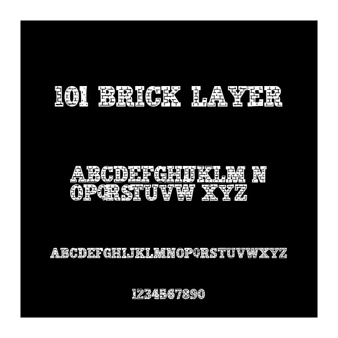 101! Brick Layer