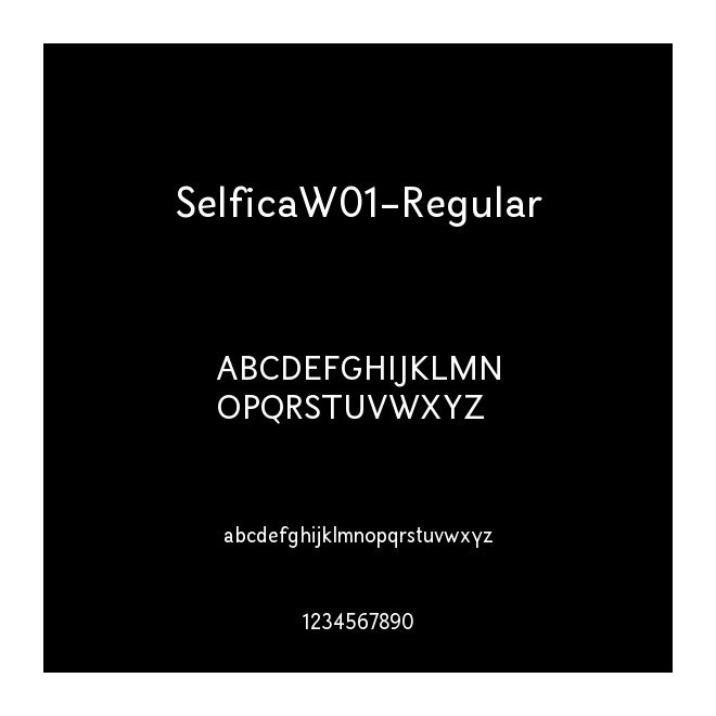 SelficaW01-Regular