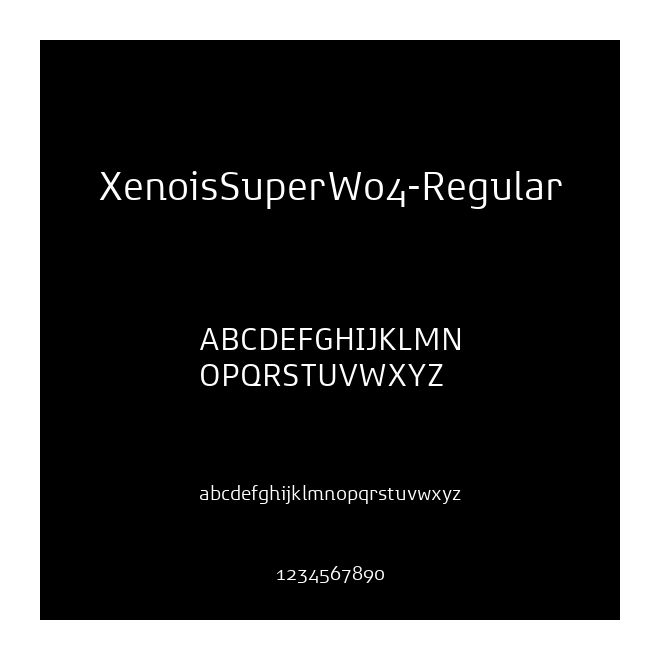 XenoisSuperW04-Regular