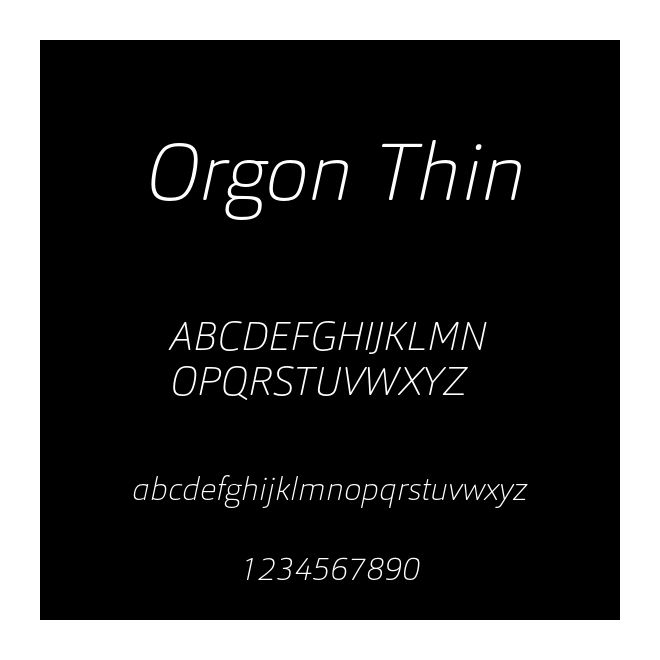 Orgon Thin