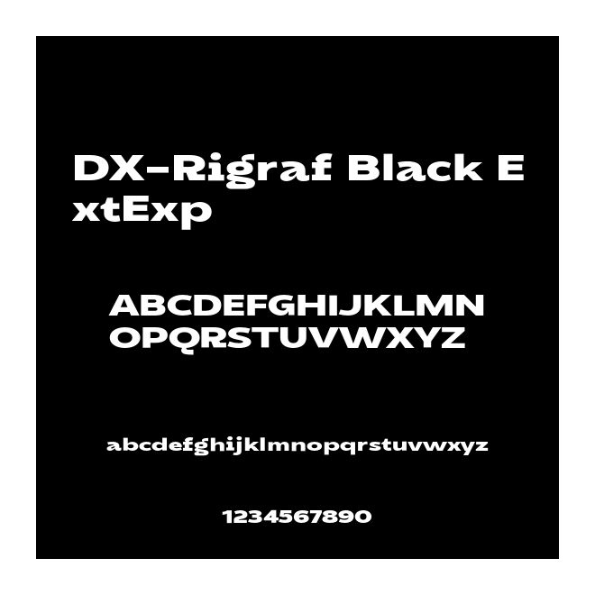 DX-Rigraf Black ExtExp