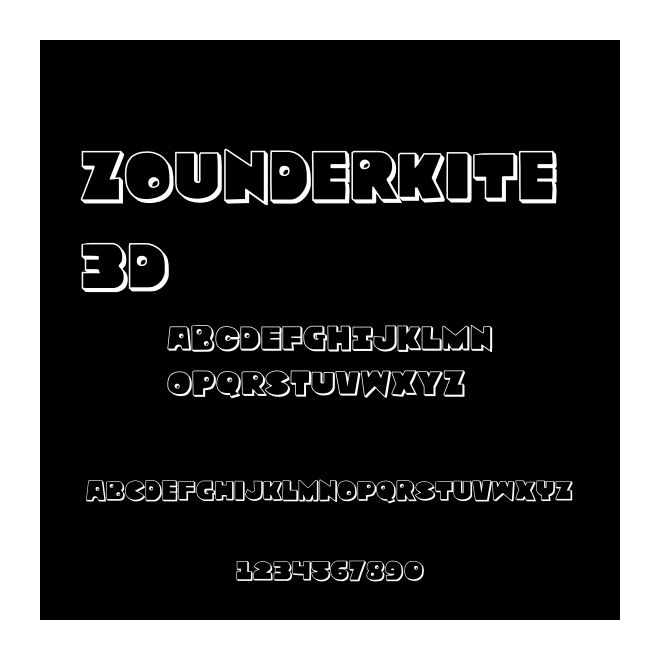 Zounderkite 3D