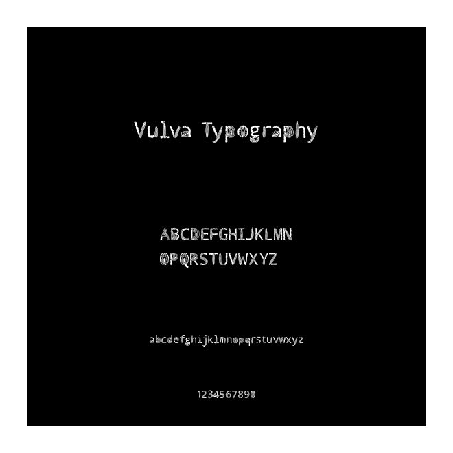Vulva Typography