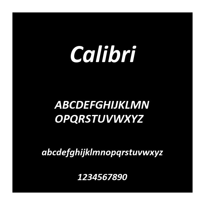 Calibri