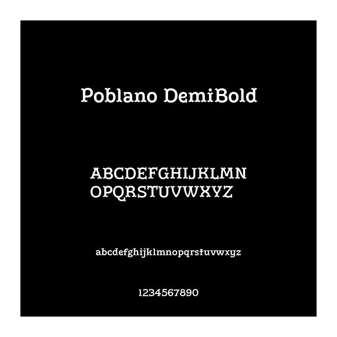 Poblano DemiBold