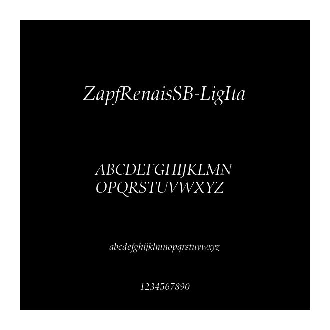 ZapfRenaisSB-LigIta