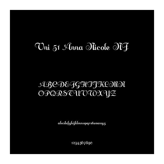 Vni 51 Anna Nicole NF