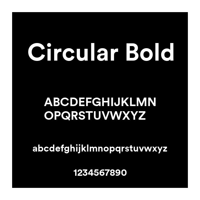 Circular Bold