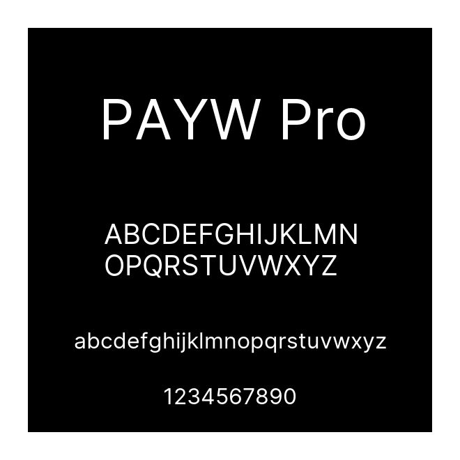 PAYW Pro